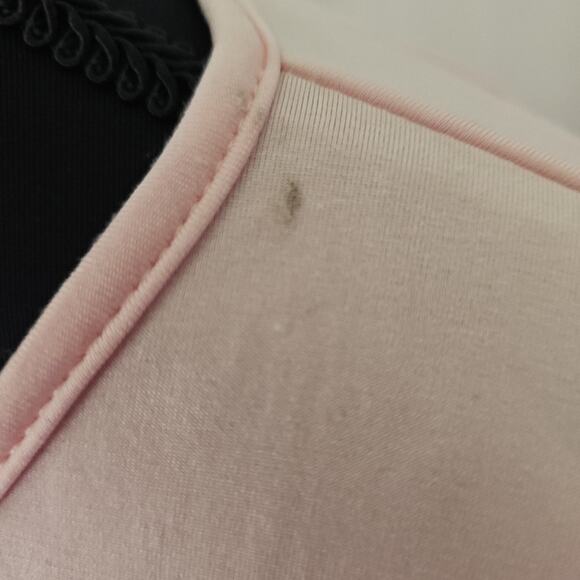 Pink stretchy fleece formal dress NWT *minor pilling see photos* size‎ small - Picture 15 of 16